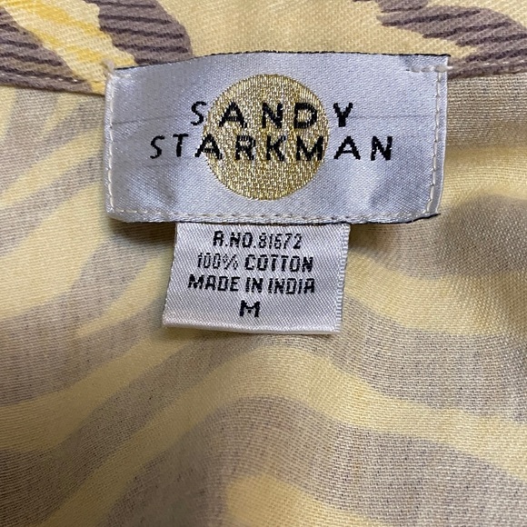 Sandy Starkman American Western Boho Textured Style Blazer Size Medium Vintage - Picture 13 of 14